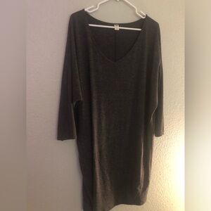 Old Navy Women's Dark Gray Tunic Top